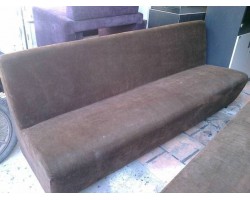 Thanh Lý Sofa Cafe Cũ 2m  Bọc Vải Nâu